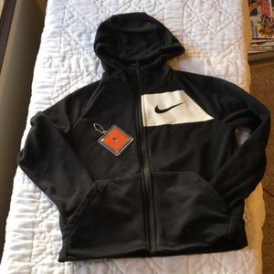 NIKE DRI FIT YOUTH MEDIUM FULL ZIP SWEATSHIRT